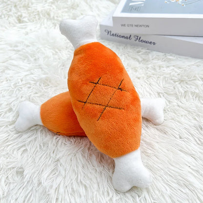 Plush Companion Sleeping Duck Dog Toys for Small Large Dogs Bite Resistant Teeth Grinding Sound Relief Duck Sound Toy